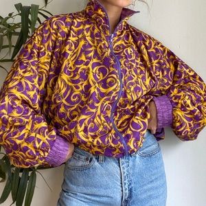 vintage purple windbreaker